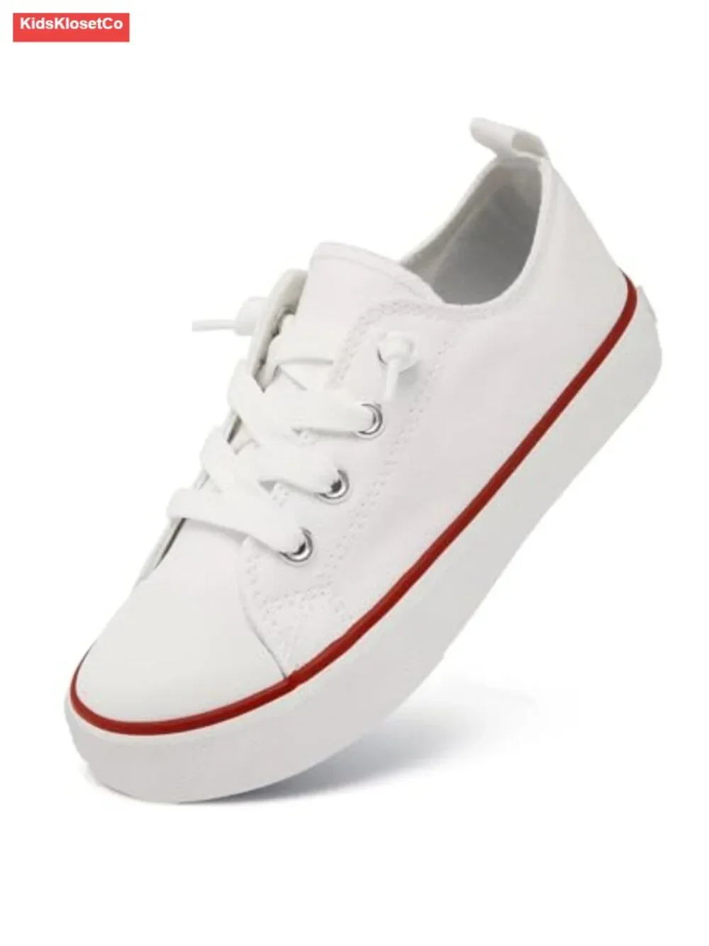 Toddler Slip On Canvas Sneakers Cushioned Soft Durable Kids Shoes
